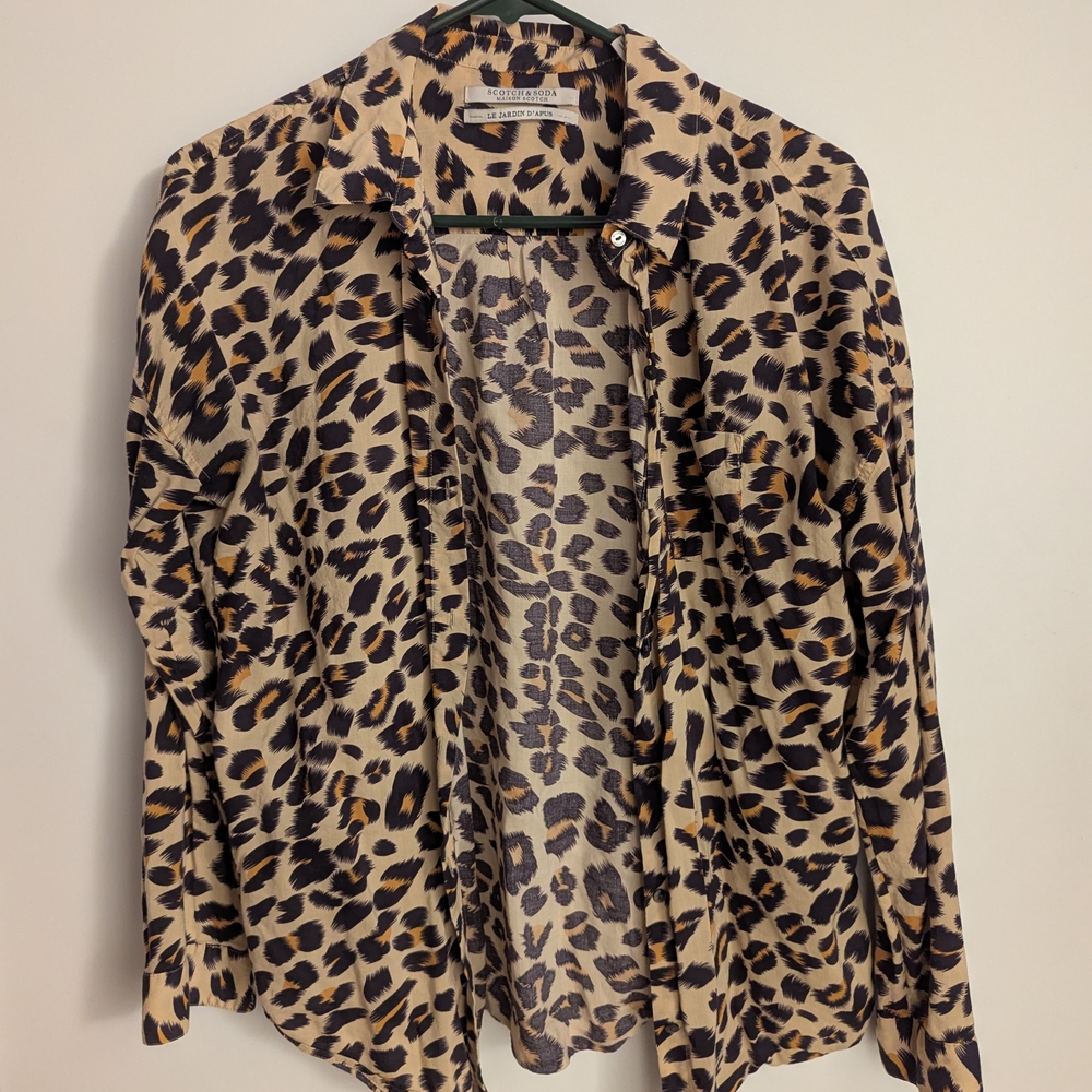 Scotch & Soda Animal Print Shirt